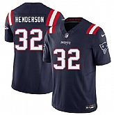 Men & Women & Youth New England Patriots #32 TreVeyon Henderson Navy 2025 F.U.S.E. Vapor Limited Stitched Jersey,baseball caps,new era cap wholesale,wholesale hats